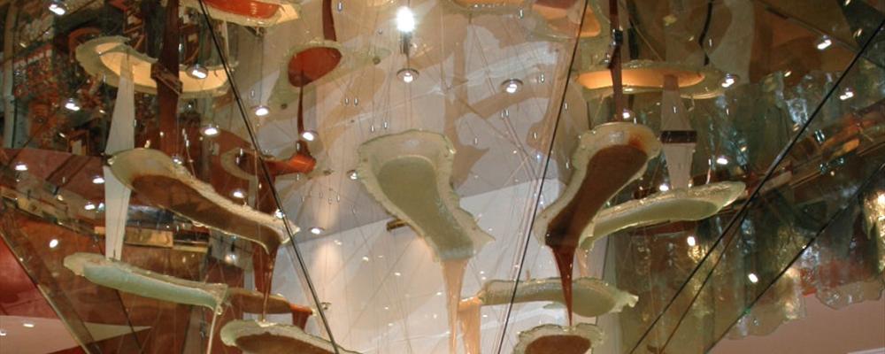 A fountain of chocolate